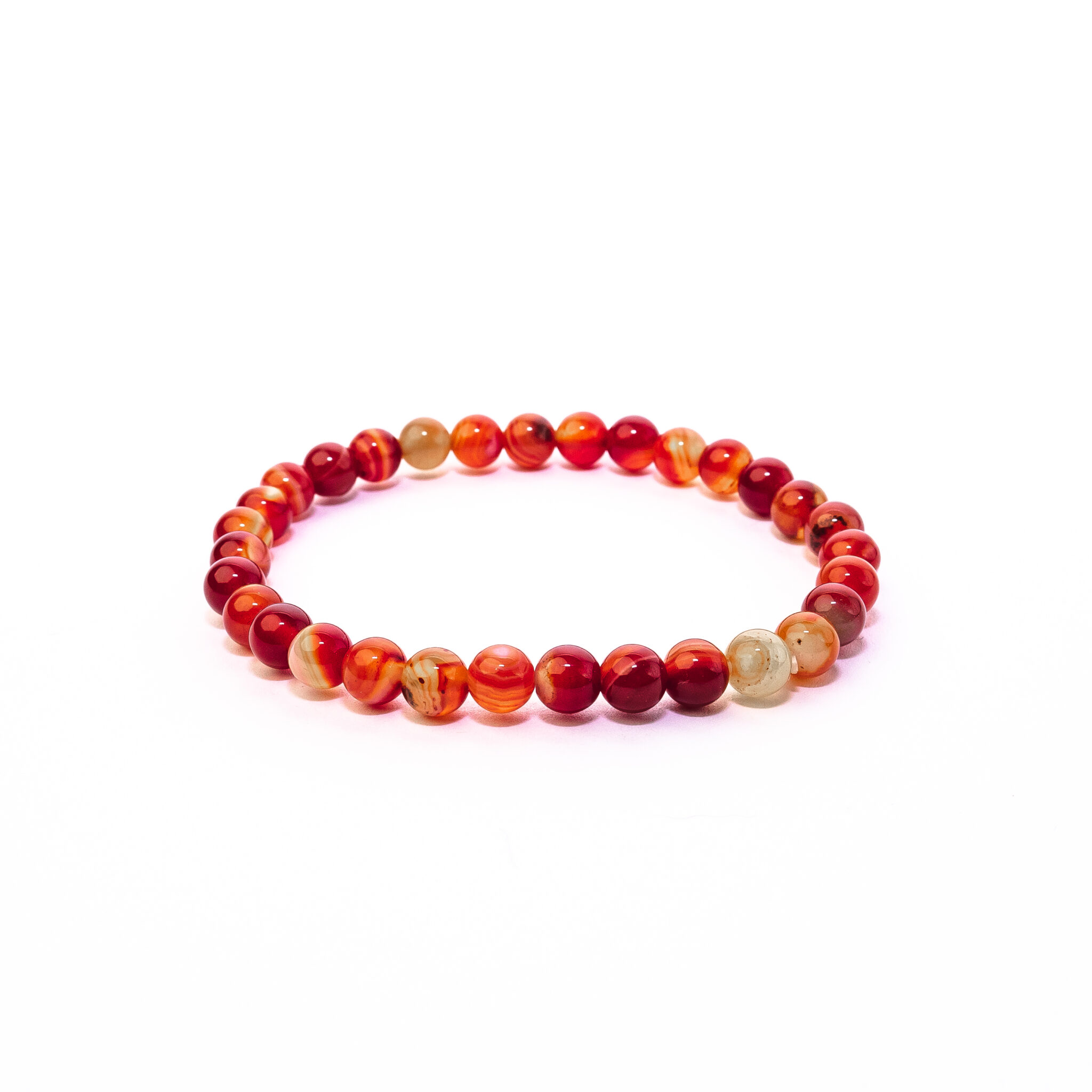 Pulsera carneola 6 mm