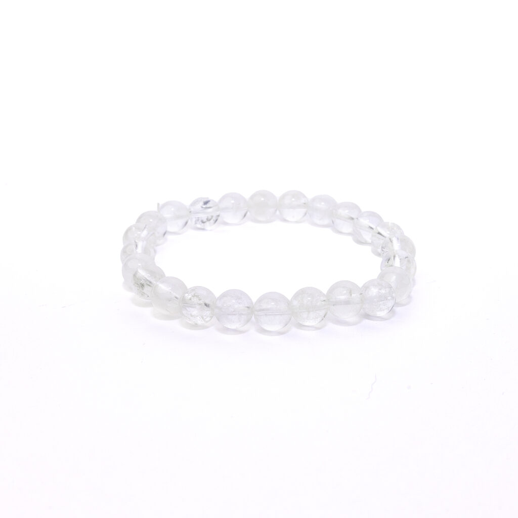 Pulsera cuarzo cristal 8 mm