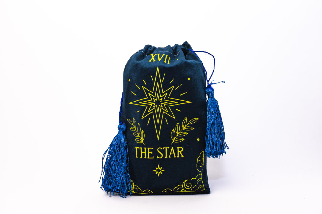 bolsa terciopelo tarot la estrella