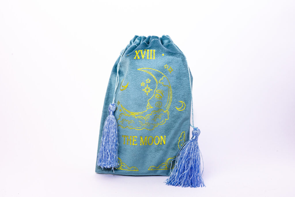 bolsa terciopelo tarot la luna