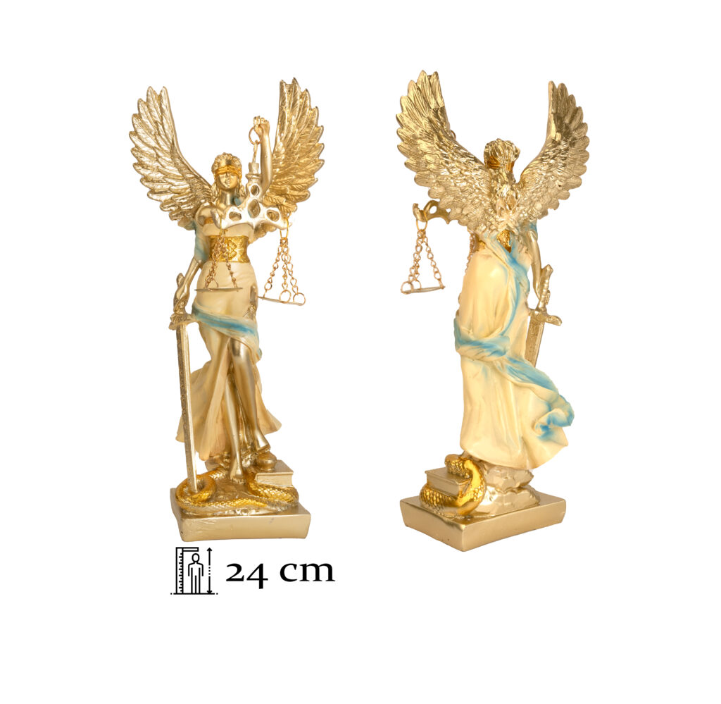 diosa de la justicia 24 cm