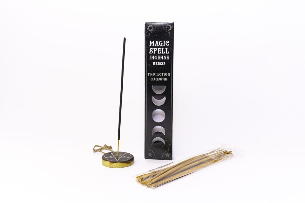 incienso ritual de proteccion + quemador