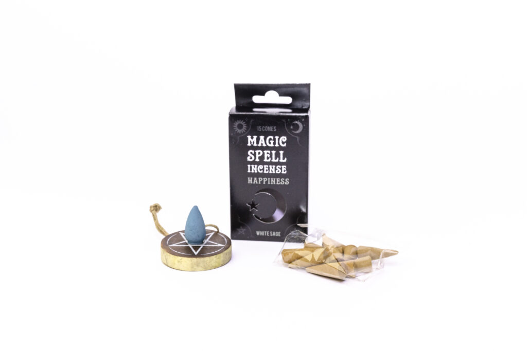 conos incienso ritual de felicidad