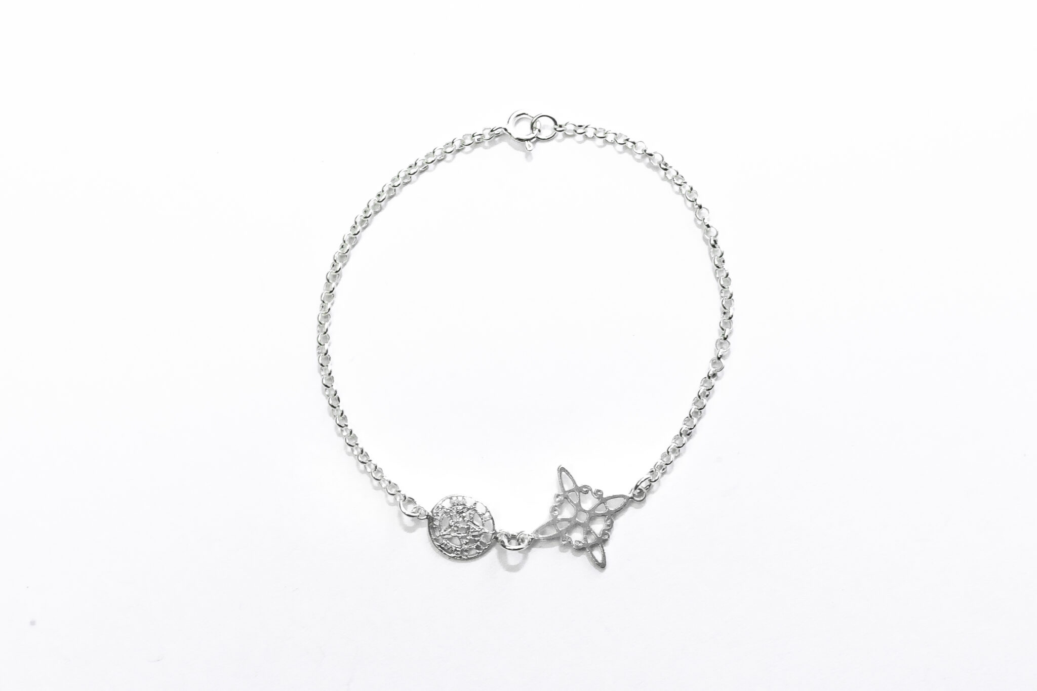 Pulsera doble protección dijes pequeños