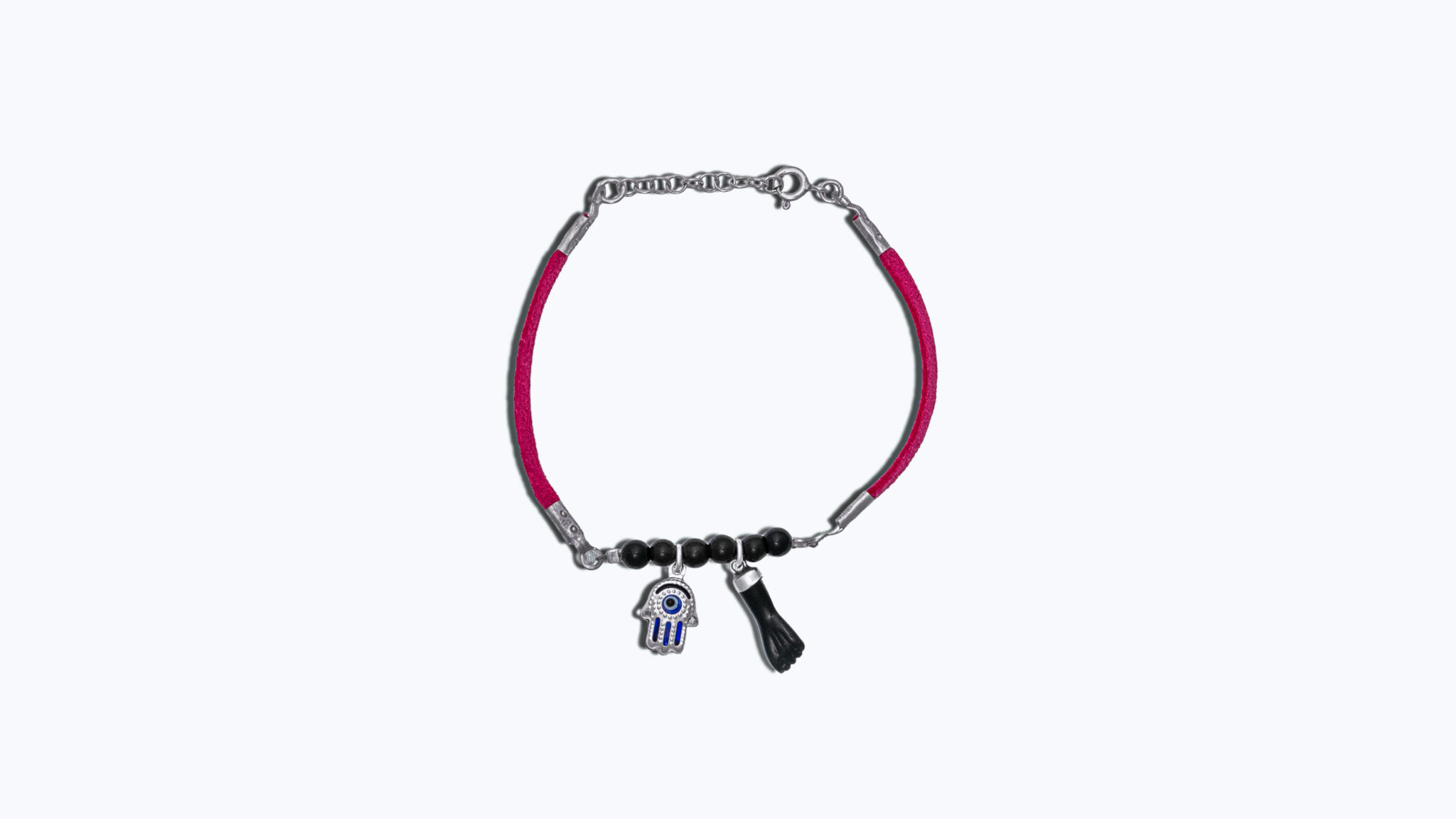 Pulsera infantil doble protección rosa - elige tamaño
